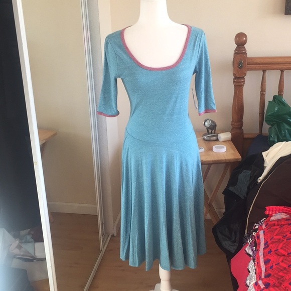 S/M LuLaRoe Nicole Dress A04 07 08 - Picture 1 of 5